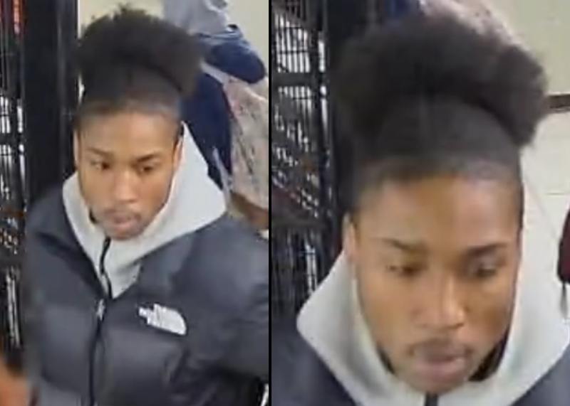 The suspected gunman was captured by surveillance cameras at the nearby Crown Heights–Utica Avenue station