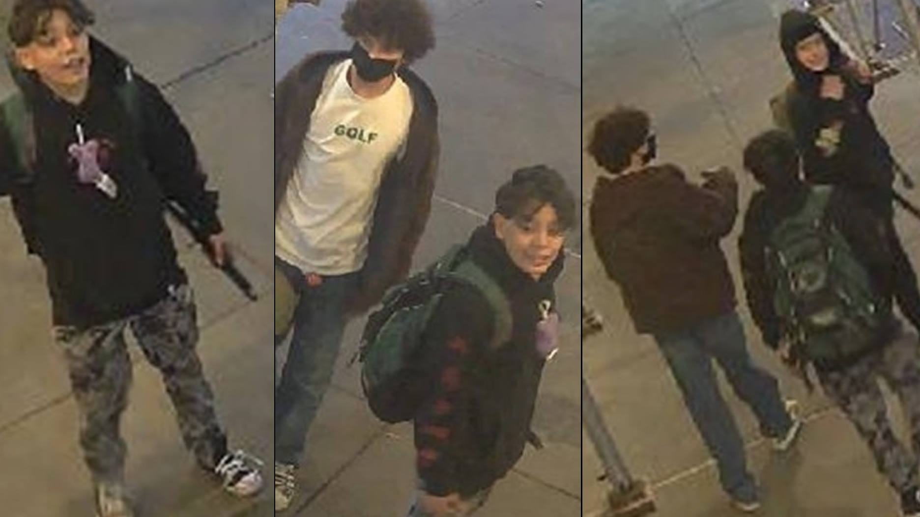 NEW PHOTOS: 3 young suspects sought after Jewish boys threatened with sword on UWS