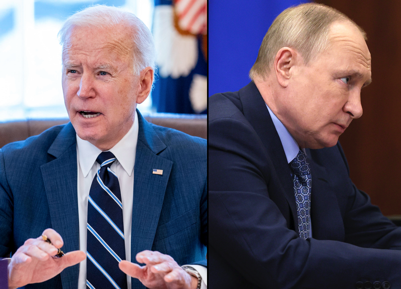 President Biden said Russia's Vladimir Putin should face a war crimes trial