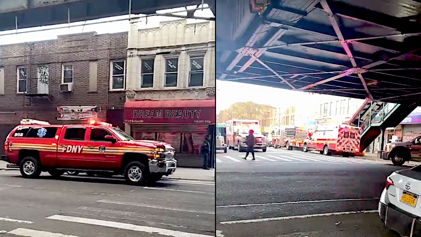 2 people fatally struck by subway train in Brooklyn, 3rd hospitalized