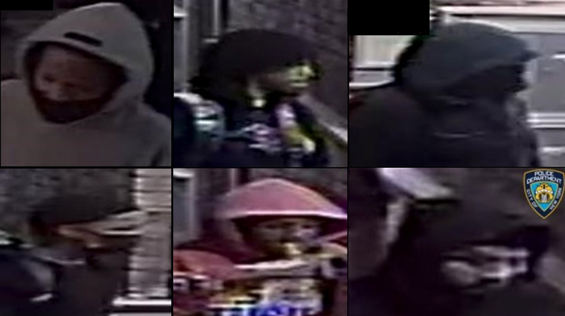 Police are searching for six males in the attack from late September