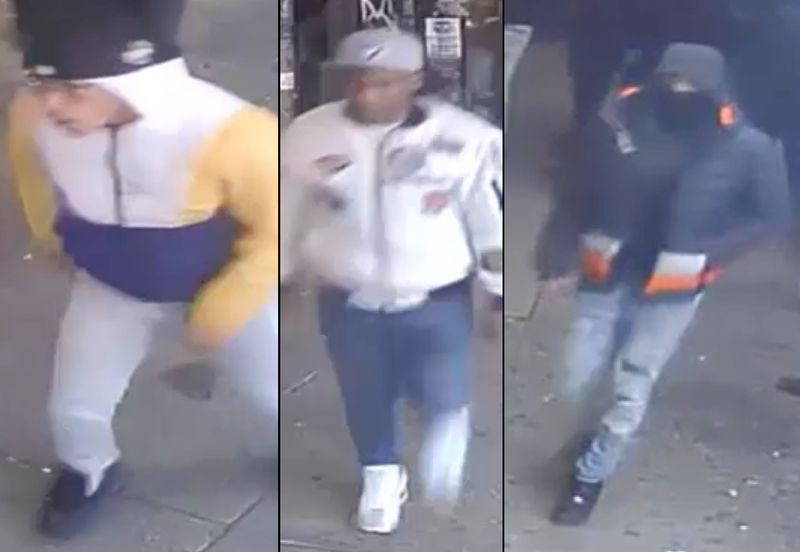 Video shows three of the suspects police are searching for in the attack