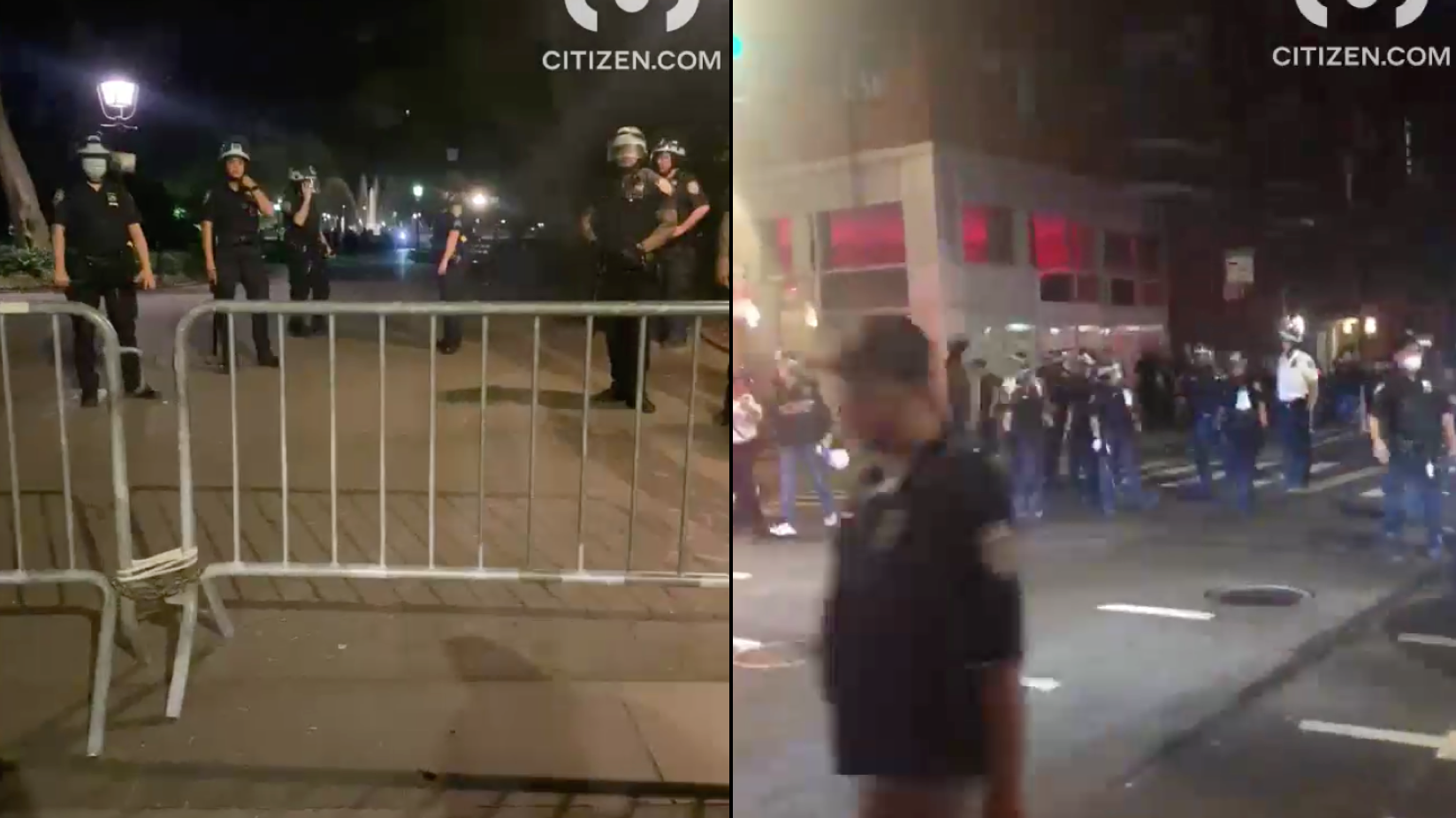 VIDEO: 23 arrested, 8 officers hurt in clashes over Washington Square Park curfew