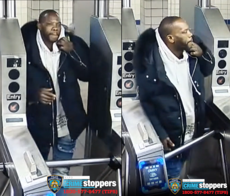 Police released images Thursday of the suspect in the menacing incident
