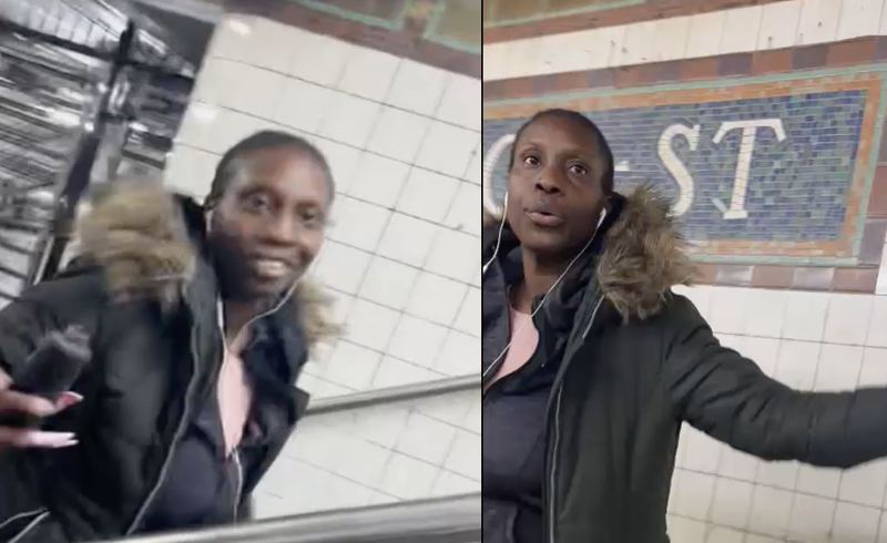 Police released images of a suspect after a 21-year-old woman was splashed in the face with a caustic liquid and critically injured in an unprovoked attack at a Brooklyn subway station on Friday morning