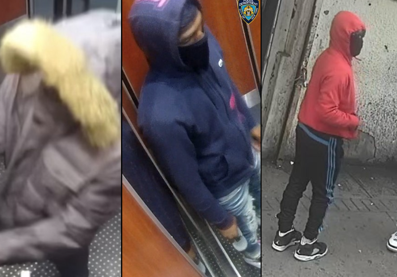 The three people being sought for questioning