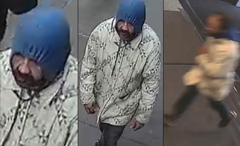Police are searching for a suspect in the unprovoked March 10 attack