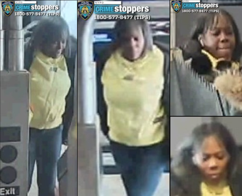 Police are searching for a woman who allegedly attacked another woman at a subway station in Astoria last week