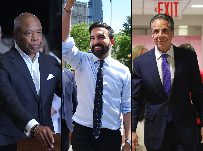 Mayor Eric Adams slammed the state’s former governor Andrew Cuomo for blowing the Democratic primary race, running as an independent and potentially splitting the vote against Zohran Mamdani