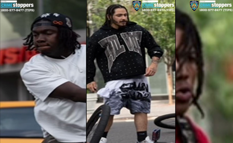 Police are searching for three male suspects in the robbery from Aug. 24