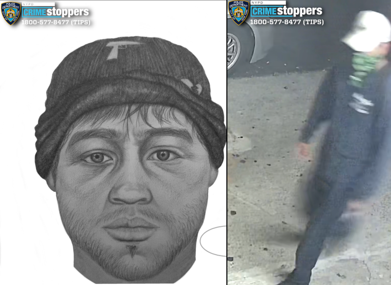The NYPD released a sketch of the suspect in the attack