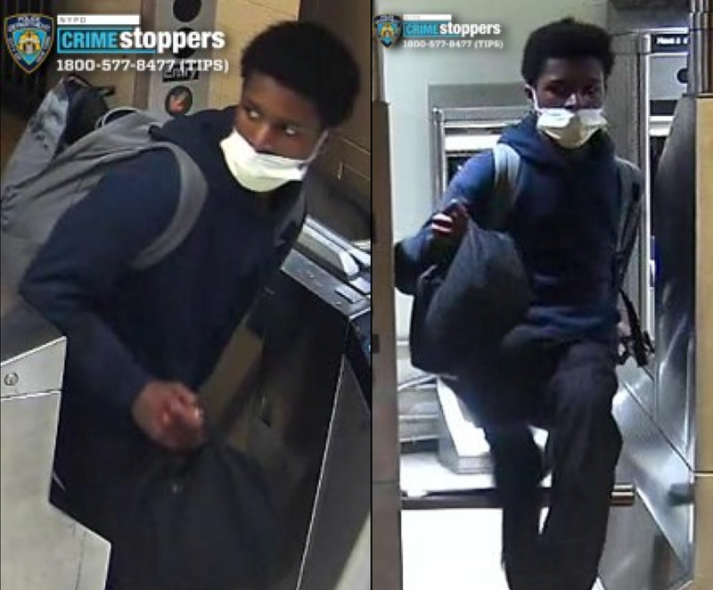 Police are searching for a suspect in the Wall Street slashing