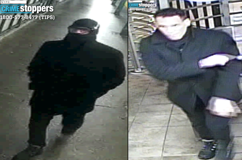 The NYPD released images Tuesday of a suspect wanted for punching an MTA worker in Jackson Heights on Sunday