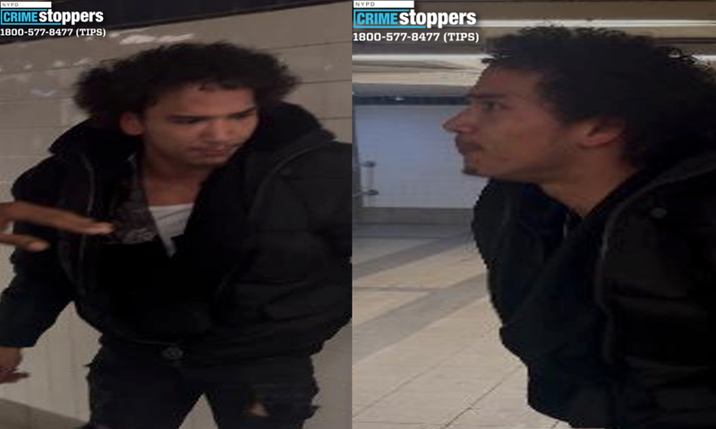 Police are searching for a suspect after a woman was groped and punched at the Canal Street A station on Saturday afternoon
