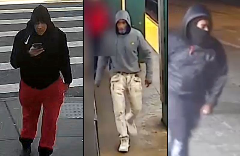 Police are searching for three male suspects in three separate attacks in the Bronx recently