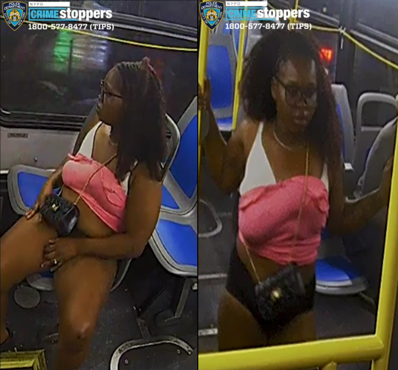 The woman allegedly walked up to a bus driver and him on the right side of his face