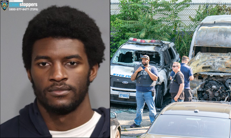 The NYPD said they’re looking for Jakhi Lodgson-McCray as they released video of him in connection with the arson last Thursday morning near the 83rd Precinct stationhouse in Bushwick