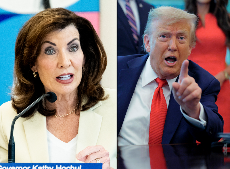 Hochul said Trump has "no concept of how the law works in New York"