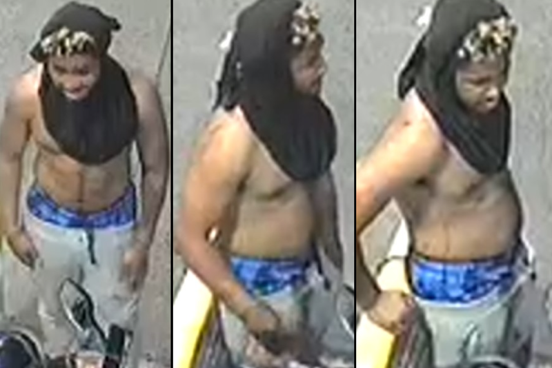 Police released images of a suspect in Sunday night's grand larceny in Brooklyn