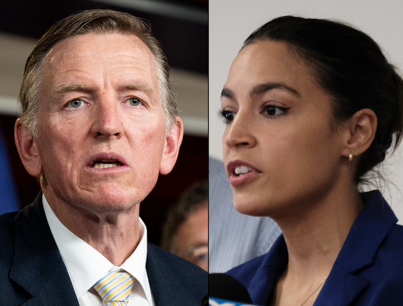 Rep. Paul Gosar and Rep. Alexandria Ocasio-Cortez