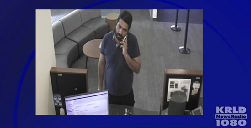 man in bank