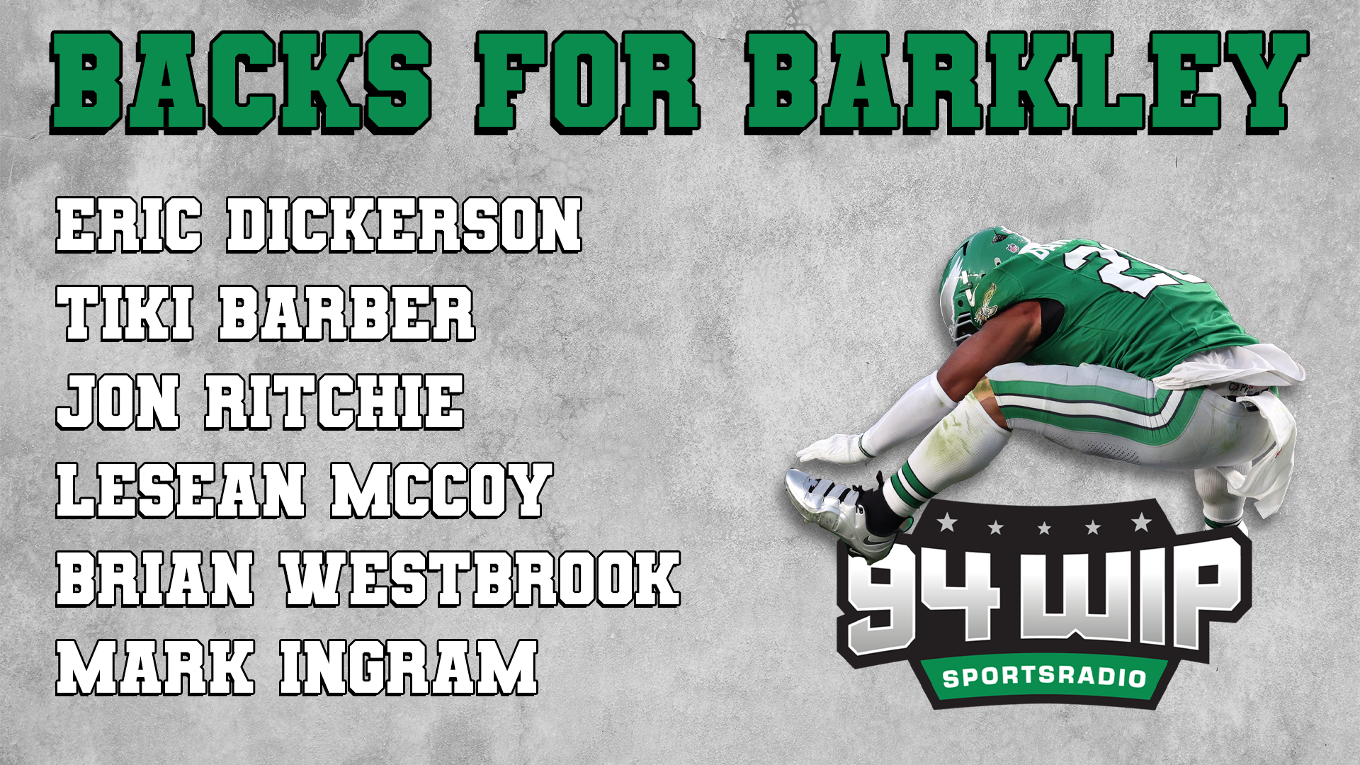 94WIP's Backs for Barkley
