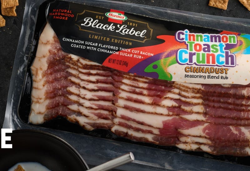 That's right, Cinnamon Toast Crunch meet bacon.