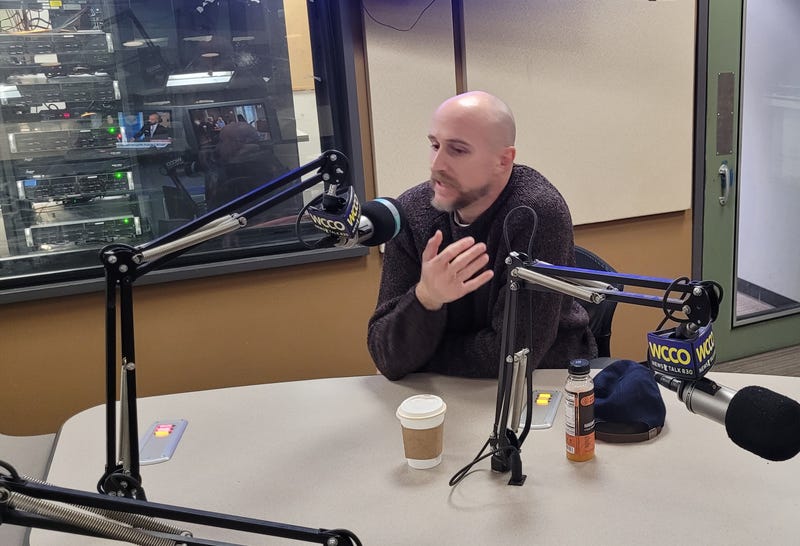 Twins Manager Rocco Baldelli in the WCCO Studio talking to Chad Hartman on January 22, 2025.