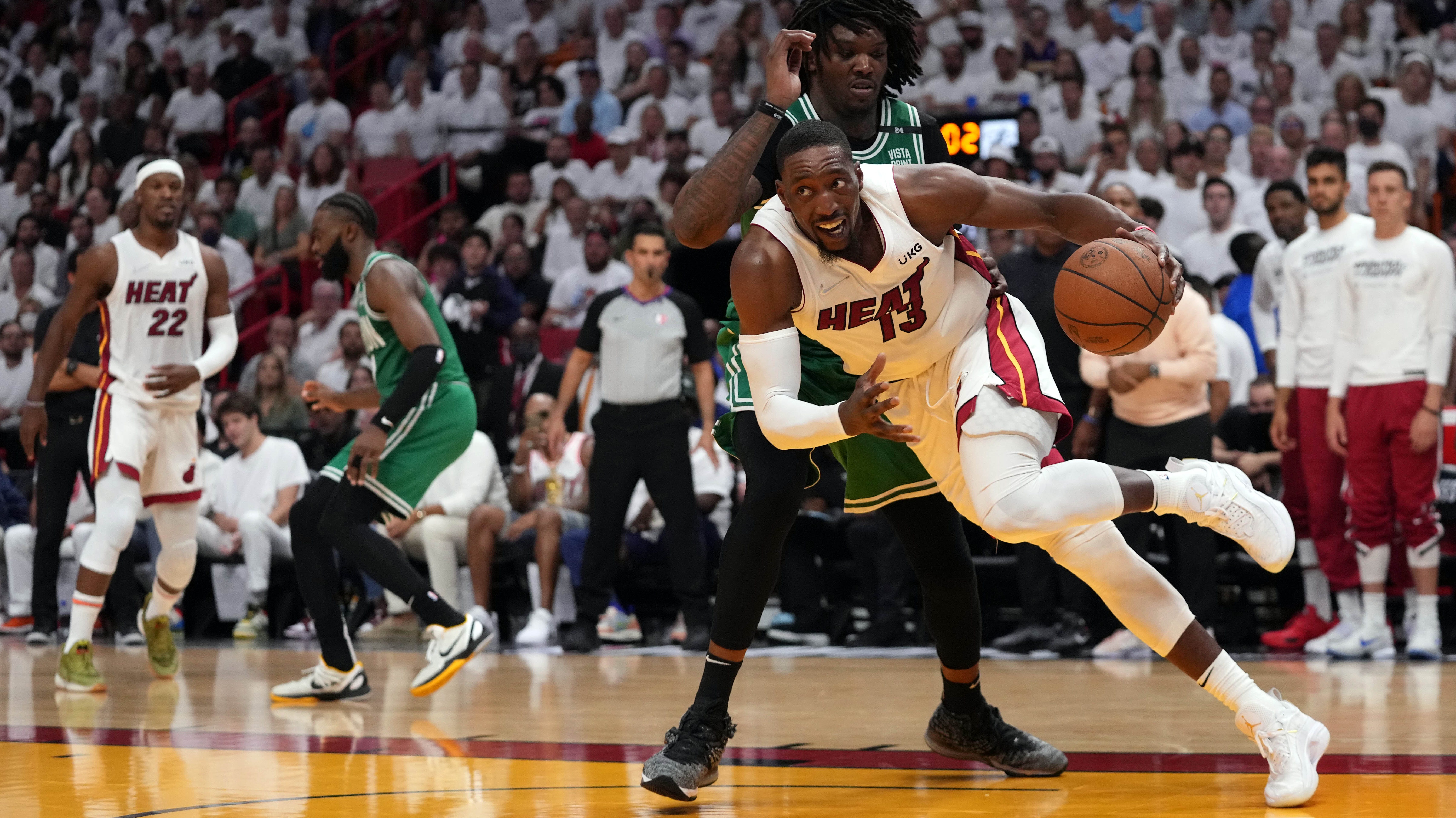 Did Bam Adebayo take a shot at Jaylen Brown after Game 1?