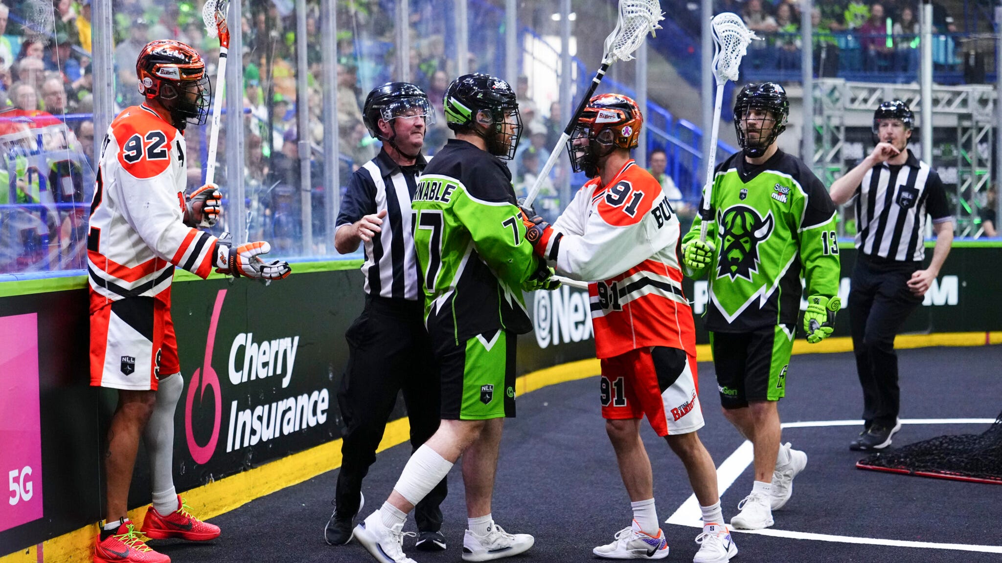 Bandits fall short in Game 2 of NLL Finals to Rush