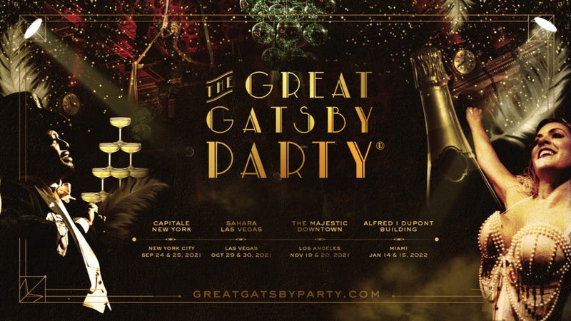 The Great Gatsby Party in New York City on September 24-25