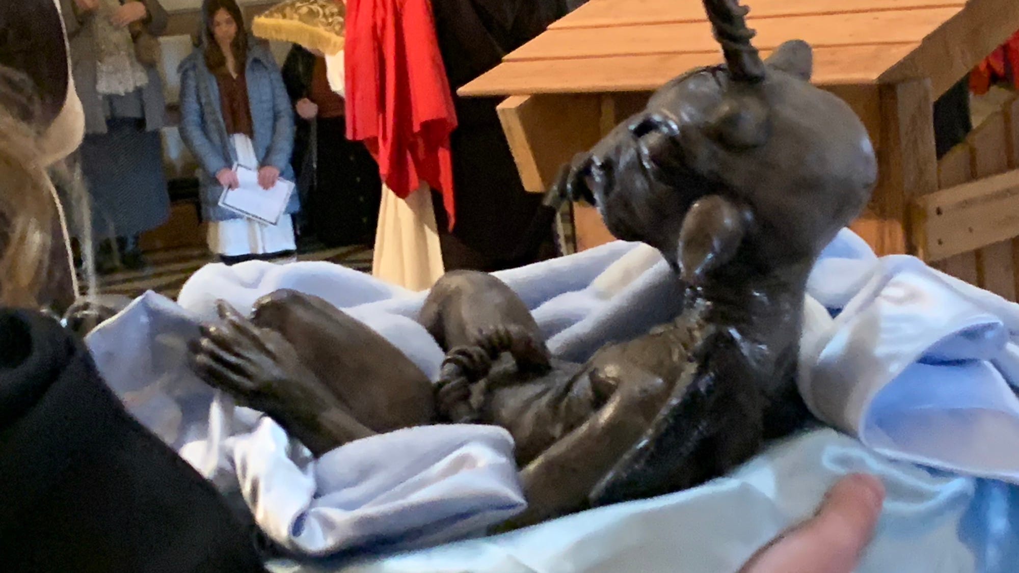 In Springfield, Satanists unveil their latest holiday display at the Capitol rotunda