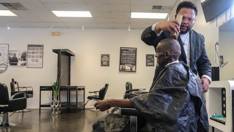 Tyce Combs works with client Yahya Muhammad