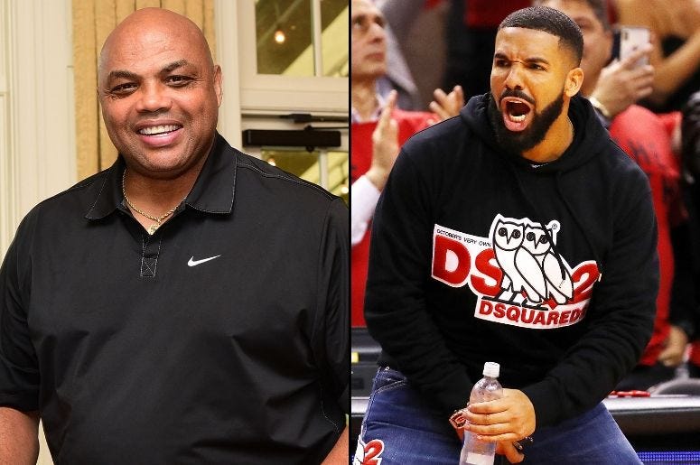Charles Barkley Before Raptors Win: "I'll Knock the Hell out of Drake"