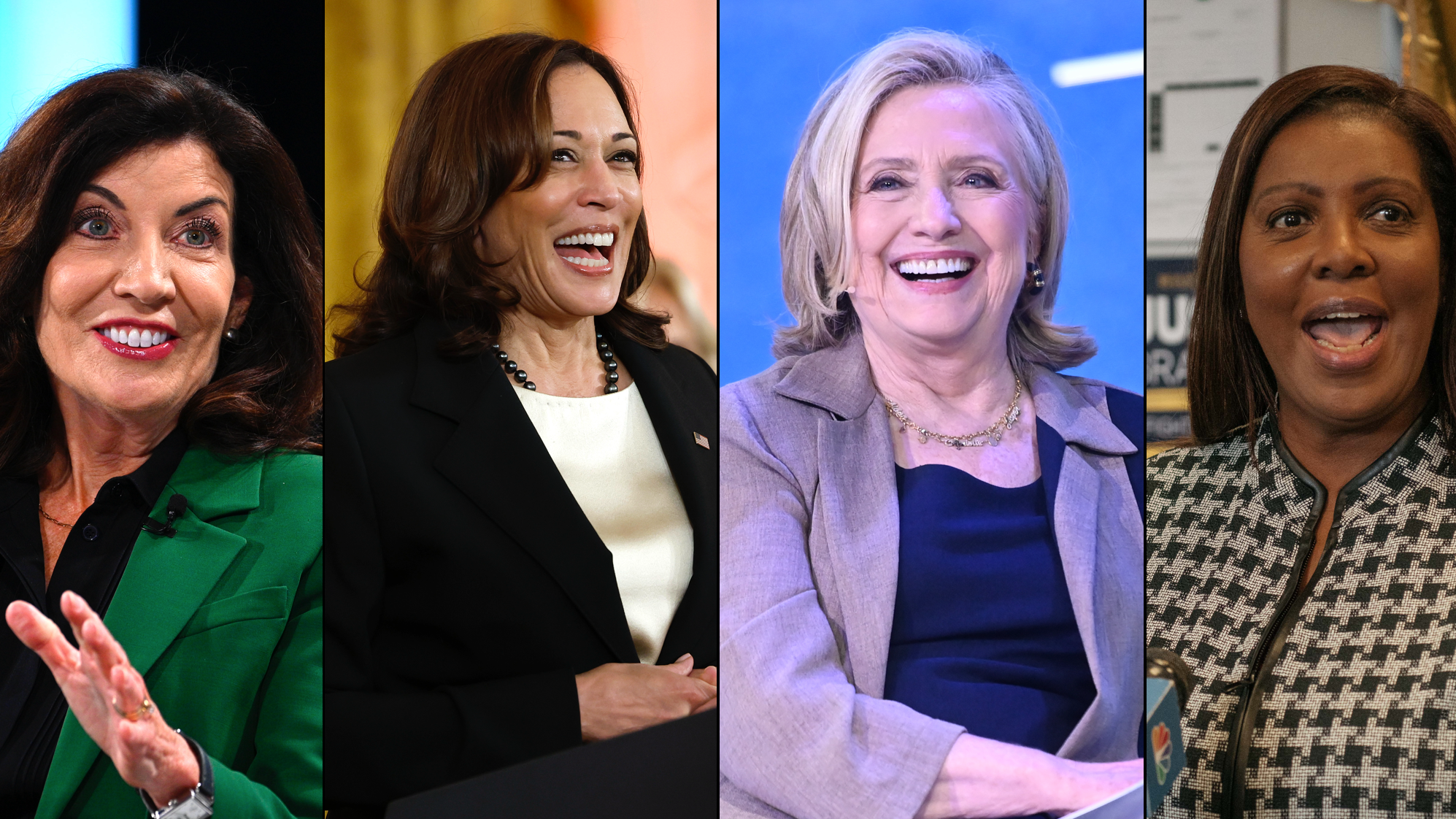 VP Harris, Hillary Clinton to 'get out the vote' for Hochul, James at NYC rally