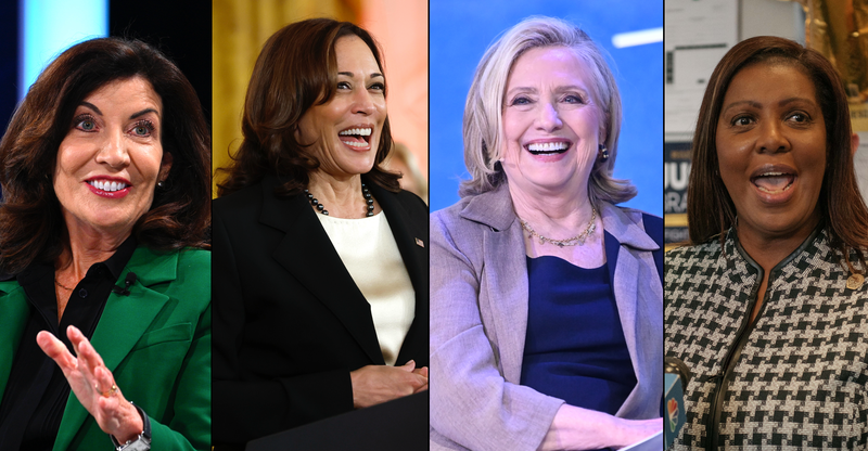 Gov. Kathy Hochul will get some high-profile help on the campaign trail from Vice President Kamala Harris, former Secretary of State Hillary Clinton and New York Attorney General Letitia James at a Thursday rally in Manhattan