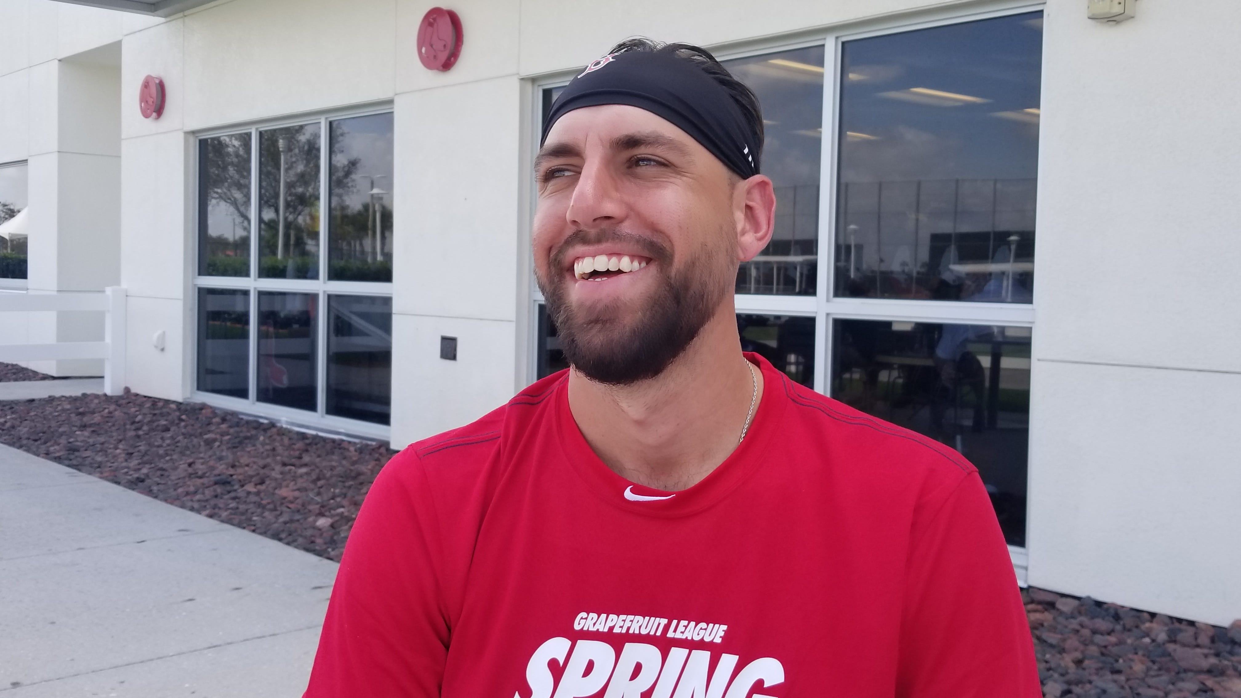 Matt Barnes provides incredible access to Red Sox pitchers' workout