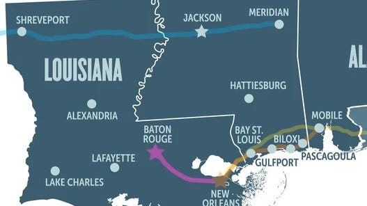 Is NOLA-BR passenger train closer to pulling out of the station?