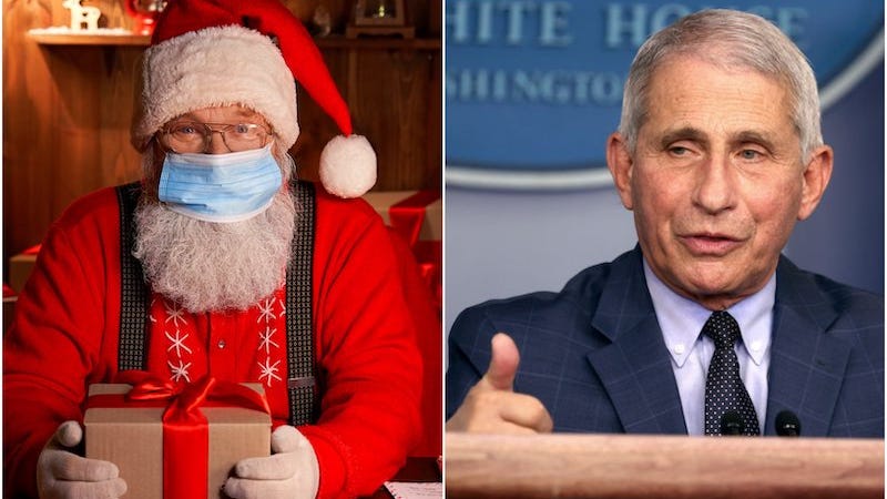 Fauci says he vaccinated Santa ahead of the holidays: 'I took a trip to the North Pole'