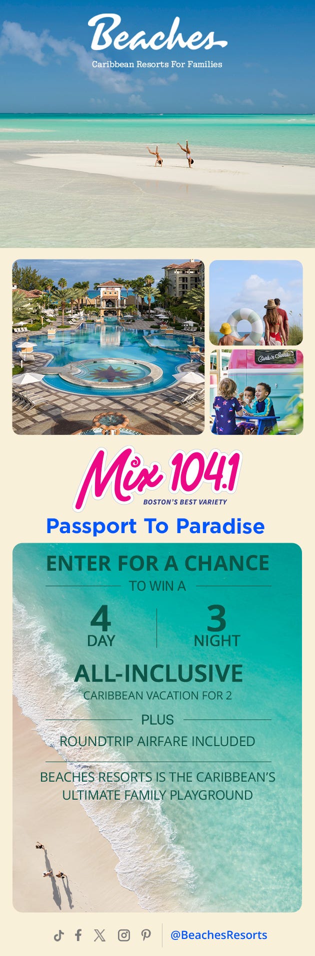 Beaches Caribbean Resorts For Families