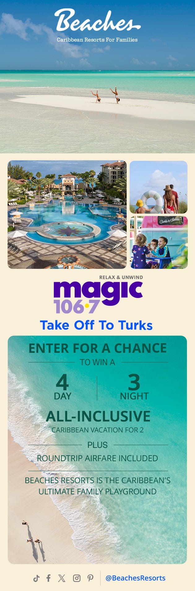 Beaches Caribbean Resorts For Families