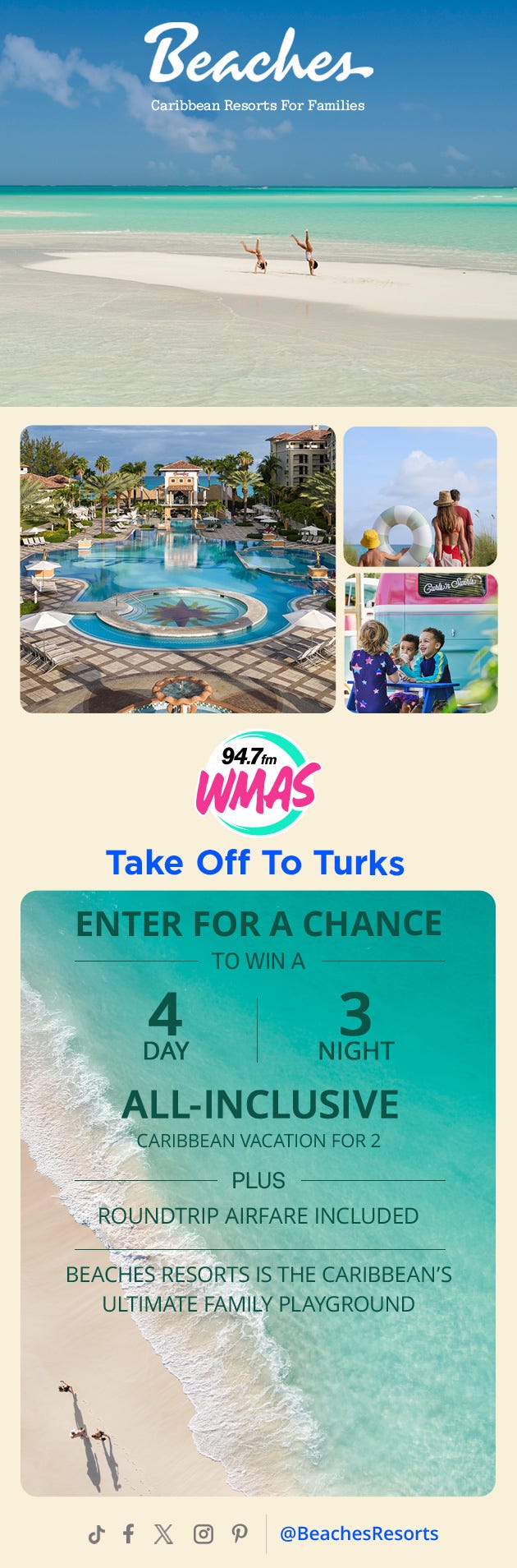 Beaches Caribbean Resorts For Families