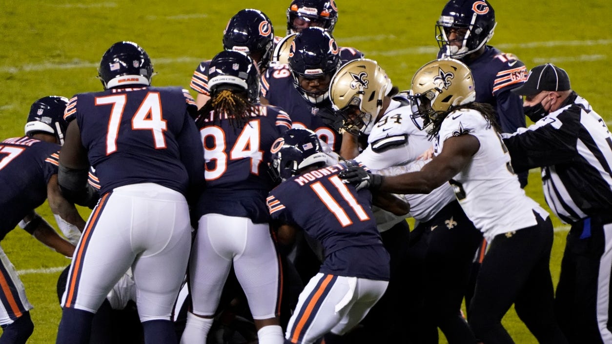 Matt Nagy growing increasingly frustrated by Bears' penalties, lack of discipline