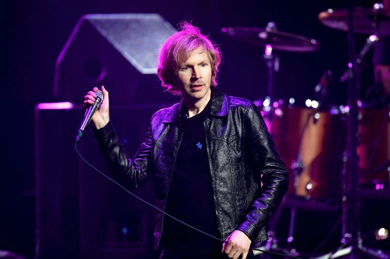 Beck performs during the 5th Annual Light Up The Blues Concert