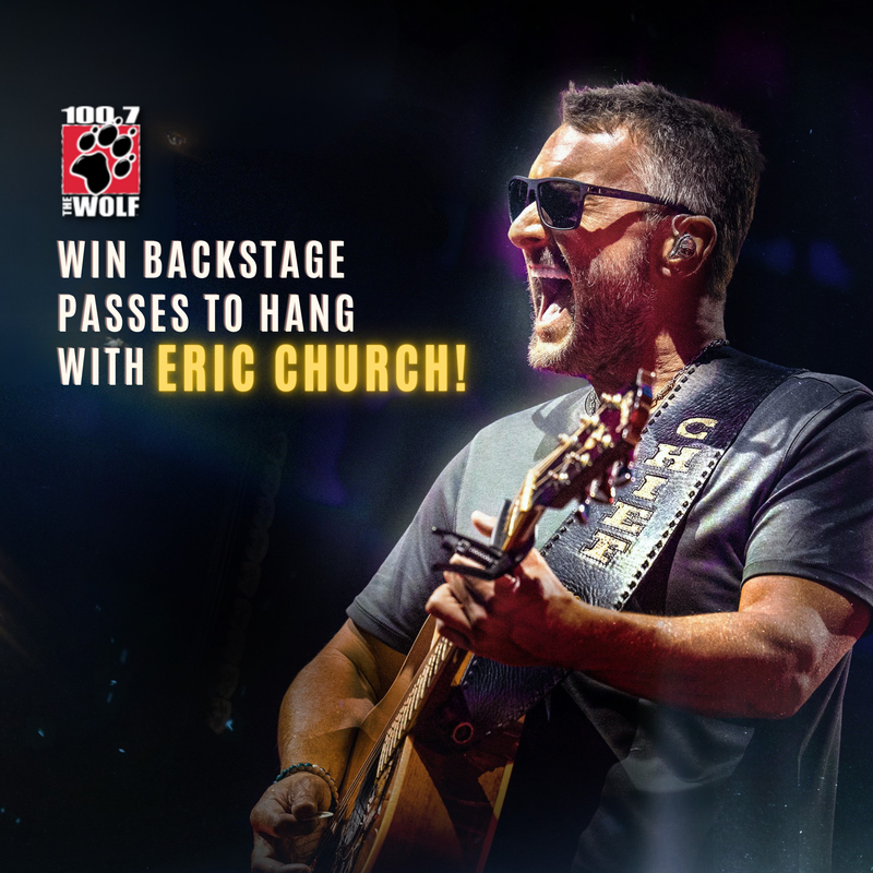 Your Chance To Win Eric Church Tickets + Meet & Greets This Weekend On The Wolf!