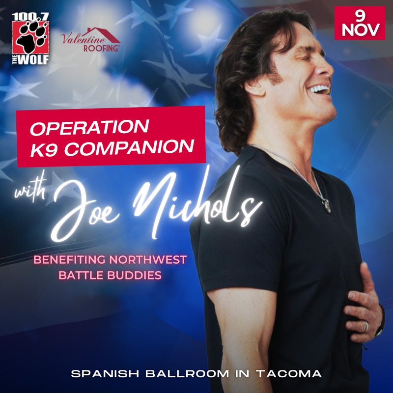 100.7 The Wolf's Benefit Concert with Joe Nichols