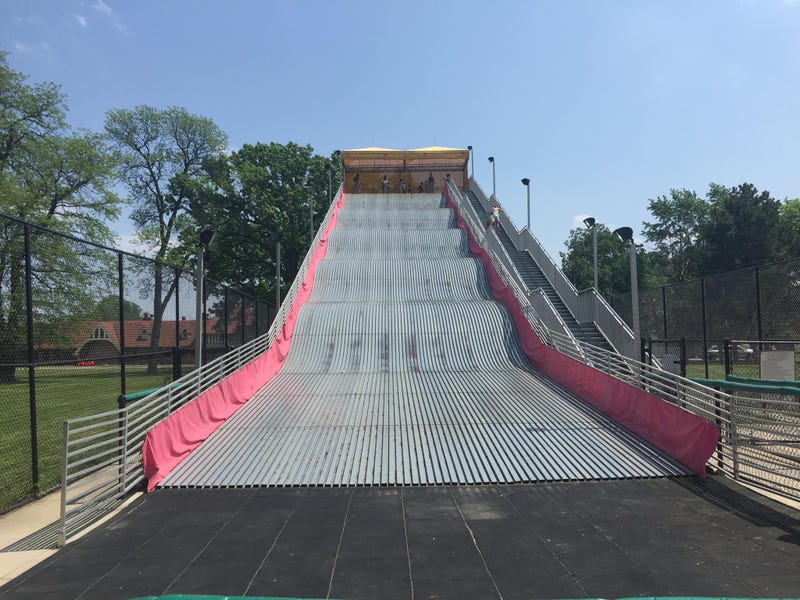 The Giant Slide at Belle Isle