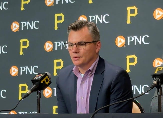 Ben Cherington at podium
