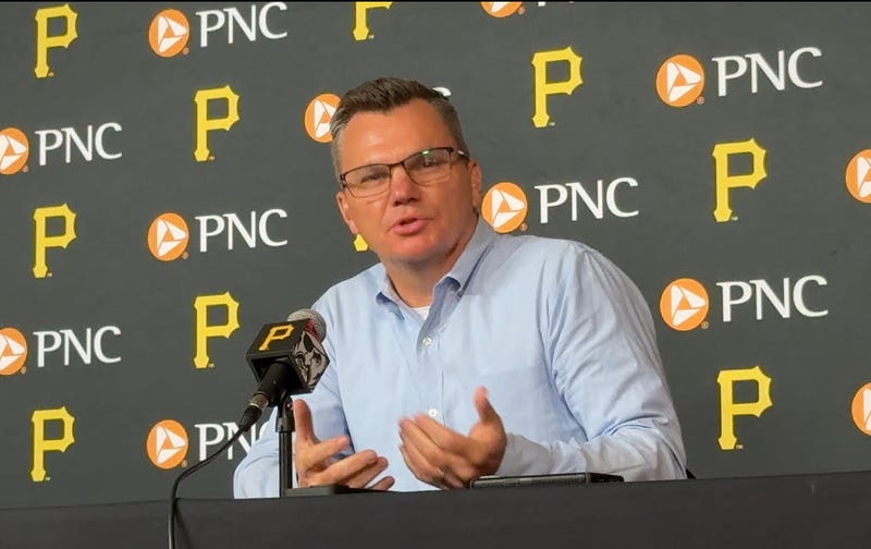 Ben Cherington at table for news conference