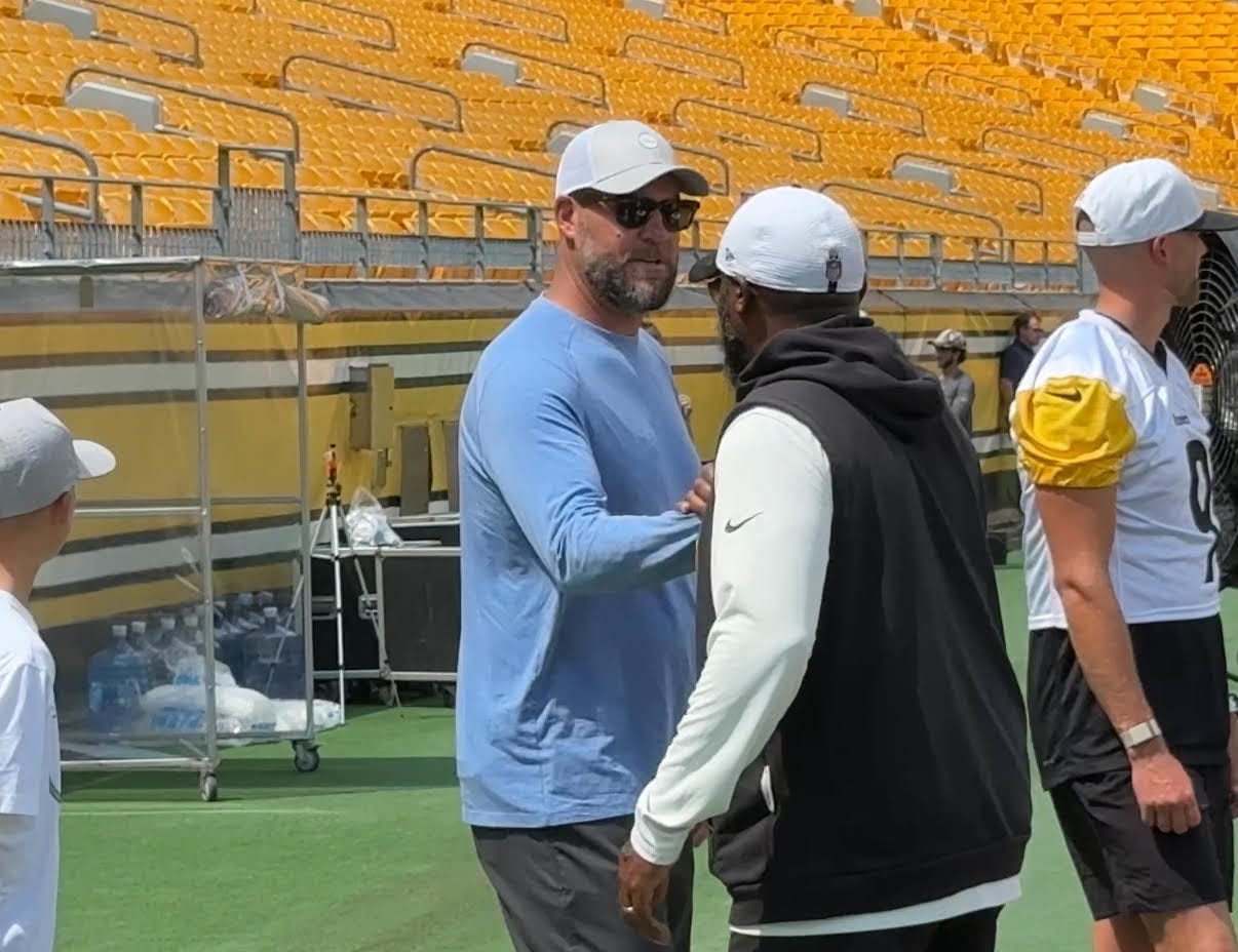 Steelers react to joint practice with Tampa, Big Ben watches